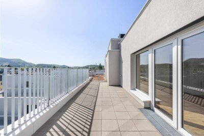 Penthouse mit Rundumblick: Energieeffizienter Neubau mit Luftwärmepumpe &amp; Photovoltaikanlage| Inklusive Klimaanlage