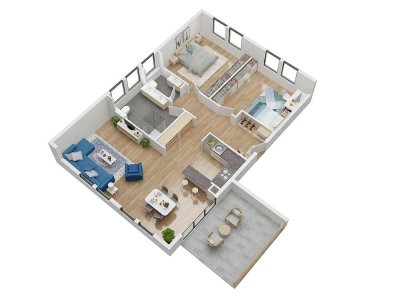 Großzügige & moderne 3,5-Zimmer-Wohnung in attraktiver und ruhiger Lage