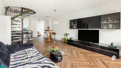 Attraktiv und elegant: Exklusive 3-Zimmer-Maisonettewohnung mit Charme und Stil | Süd-Loggia | EBK