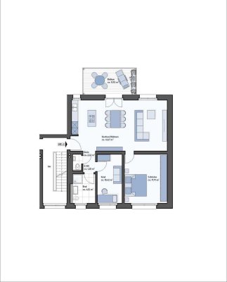 Aachen-Hörn: Exklusive ETW - Erstbezug - ca. 85 m² - gr. Balkon - in kernsaniertem 6- Familienhaus