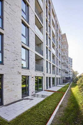 Schicke Terrassenwohnung mit kleinem Gartenanteil