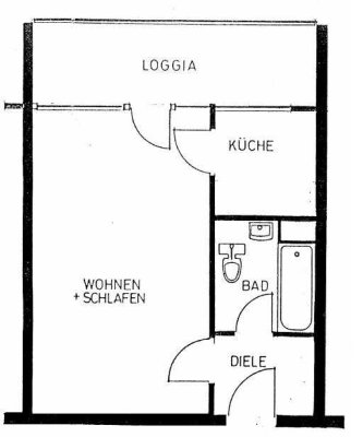 Apartment mit Einbauküche in Köln Rodenkirchen