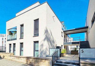 Exklusives Wohnen in moderner Architektur – Ihre Wohlfühloase mit Garten in der Stadt