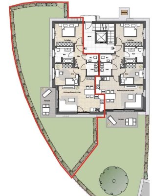 Moderne 3-Zimmer-Wohnung in gefragtem Neubau