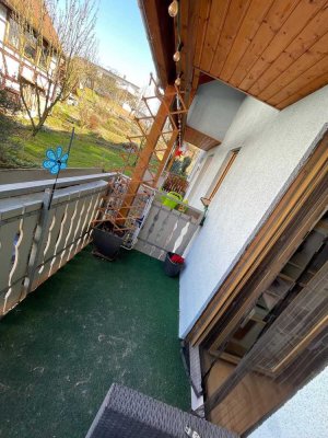 Idylische Single-Wohnung mit zwei Zimmern und Balkon in Fürth im Odenwald (Ortsteil)