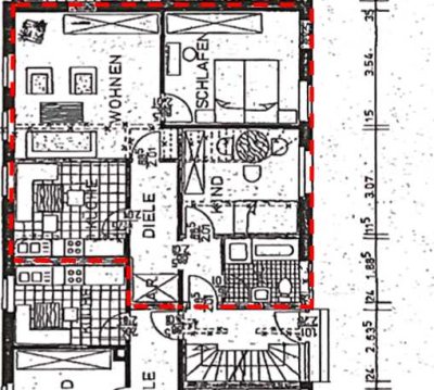 Attraktive, helle 3-Zimmer-EG-Wohnung in Schwerte, frisch renoviert, mit Küche