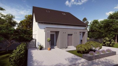 MODERNES ZWEIFAMILIENHAUS MIT VIELSEITIGEM GRUNDRISS - Einzugsfertig inkl. PV & Speicher