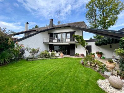 Ⓣraumhaus mit paradiesischem Sonnengarten & viel Platz für die Familie. In ruhiger Lage Grünwalds.