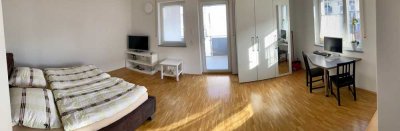 Voll-möbliertes Apartment Nähe Westpark geeignet für eine Person