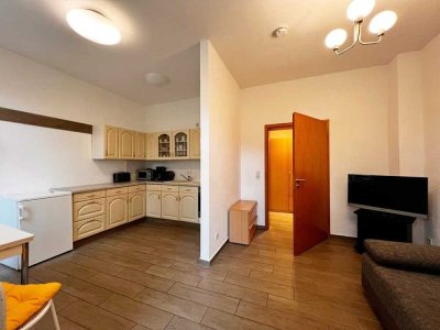 Highlight! Komplett möblierte 1,5-Raum-Wohnung mit Terrasse in Schloßchemnitz