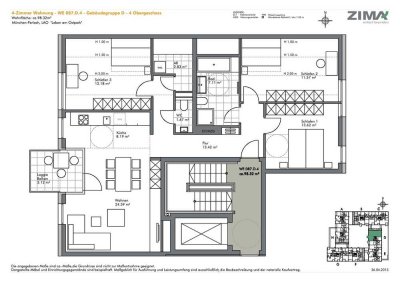 Stilvolle, neuwertige 4-Zimmer-Wohnung mit Balkon und Einbauküche in München