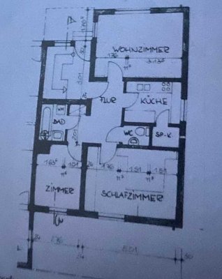 Geschmackvolle 3-Raum-EG-Wohnung mit Balkon und EBK in Donzdorf