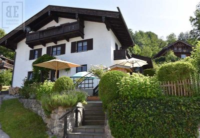 charmante und gemütliche 3-Zimmer-Wohnung mit Garten und Balkon in ruhiger Lage in Tegernsee