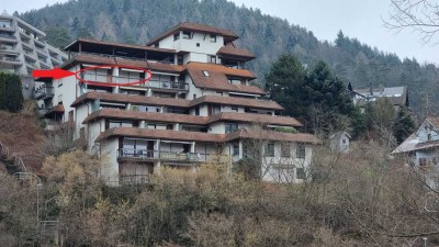 Sonnige 2,5-Zimmer-Terrassenwohnung mit EBK in Alpirsbach