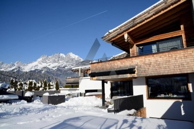 Alpiner Stil &amp; höchster Komfort: Chalet mit traumhaftem Bergblick &amp; Pool