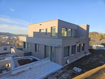 Projekt Sunset² Am Sonnenhang: Top A3 EG-3-Zi-Wohnung mit 53m² Terrasse und großem Eigengarten