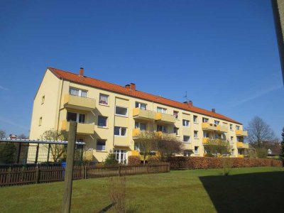 Grenzweg 45,  3-Zimmer-Erdgeschosswohnung mit Balkon und eigener Gartenparzelle