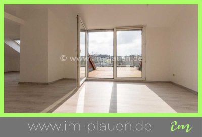 Dachterrasse - 2 Zimmerwohnung in Plauen- Haselbrunn - Bad mit Wanne  - Nahe WBS- Fachschule