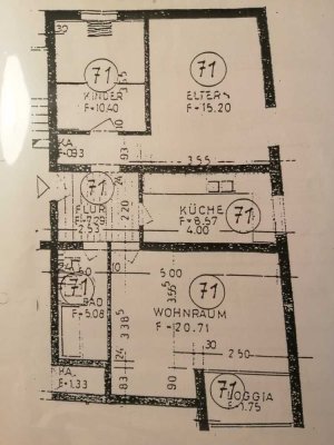 attraktive 3-Zimmer-Wohnung zur Miete in Traunreut 2021 komplett saniert