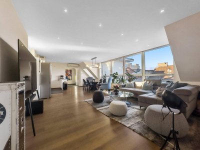 Lichtdurchflutetes Penthouse mit atemberaubender 105m² Dachterrasse und 360 Grad Innenstadt Blick - 254m² Nutzfläche