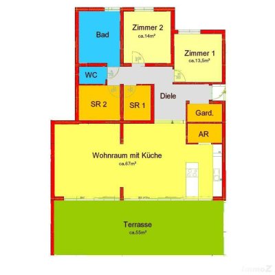 Exklusiver Wohntraum mit 55m²-West-Terrasse in Waltendorfer Nobellage