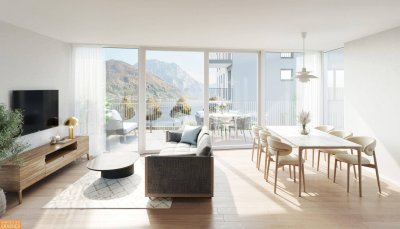Exklusive 4-Zimmer-Architektenwohnung mit Panoramaterrasse in Gmunden