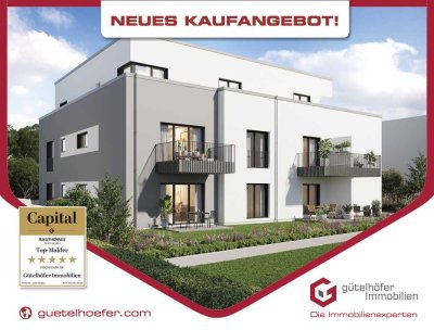 Erstbezug - barrierefrei! Exklusive 64m² | 2-Zimmer Erdgeschosswohnung mit Terrasse und Gäste-WC