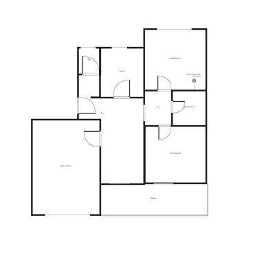 Frisch saniert: Weitläufige 3-Zimmer-Wohnung mit Balkon