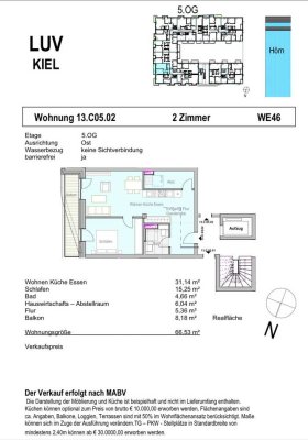 2-Zimmer Neubauwohnung mit Balkon