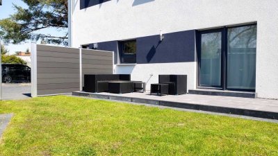 NEUBAU! LUXURIÖSES DH mit 9 Zimmern + Dachterrasse + Einbauküche + PV-Anlage + Ladestationen + Sauna