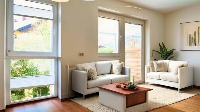 Charmantes Wohnen mit Wohlfühlgarantie: 3-Zimmer-Wohnung mit Kamin und Westbalkon