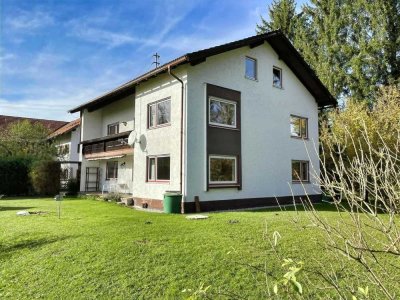 RUHE - SONNE - BERGBLICK !!! - 2-3 Familienhaus 
in Ortsrandlage von Marktoberdorf-Rieder