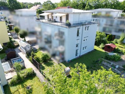 Lichtdurchflutetes Penthouse 3 ZKB mit Traumterrasse,  2x STP, nahe Innenstadt und Luitpoldpark