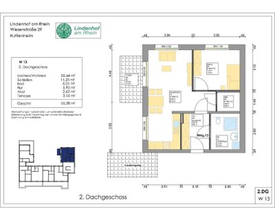 13 - perfekt geschnittene 2-Zimmerwohnung