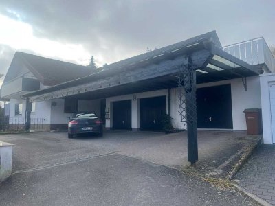 3-Zimmer-Wohnung mit Garten Terrasse und Einbauküche in Bühlertann in 3 FH Garage mit Grube