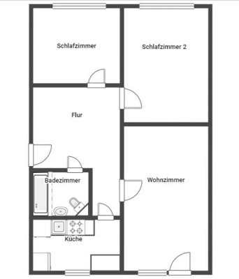 Geschmackvolle, gepflegte 3-Zimmer-Wohnung mit Balkon in Bernau bei Berlin