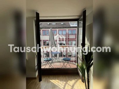 Tauschwohnung: Biete 1,5 Zimmerwohnung mit Balkon - Suche 2-Zimmer Wohnung