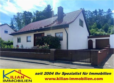 KILIAN IMMOBILIEN! BUNGALOW / EFH MIT 193 M² WFL AUF 765 M² GRUND IN ROTHAURACH! SWIMMINGPOOL*KELLER