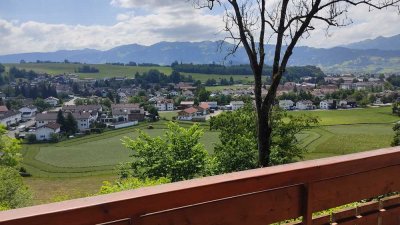Über den Dächern der Alpenstadt Sonthofen