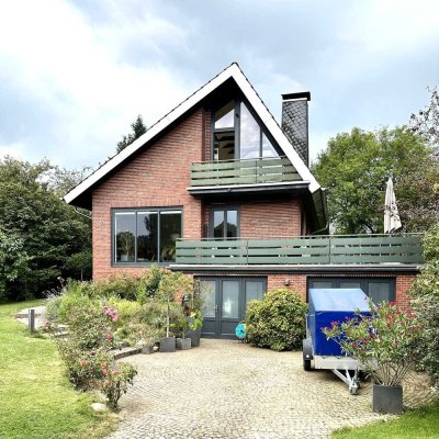 Ein Architektenhaus voller Charme und moderner Eleganz – Ihr neues Zuhause in Rosengarten-Sieversen