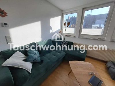 Tauschwohnung: Nähe Volksgarten: 3 Zi DG + gr. Balkon SUCHE 2 Zi + Wohnküch