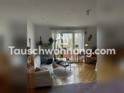 Tauschwohnung: Helle, freundl. 2 Zi-Whg + Balkon abzg. / suche helle 1-2 Zi