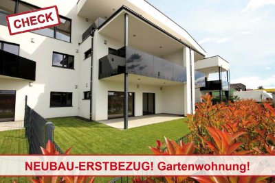 Erst mieten, dann kaufen! Erstbezugs-Gartenwohnung mit 2 Parkplätzen in Feldkirchen! Top 3