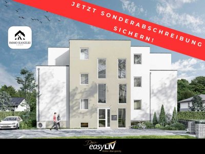 Zukunftssicher wohnen: Barrierefreundliche Neubauwohnung mit Balkon und KfW 40+!“