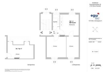 3-Zimmer-Wohnung, Top 17