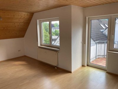 Schöne 2,5-Zimmer-Dachgeschosswohnung mit Balkon und EBK in Chemnitz-Einsiedel