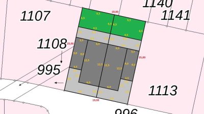 Neubau DHH mit ca. 220 m² nutzbarer Fläche mit bis zu 5 Schlafzimmern auf ca. 240 m² Grundstück