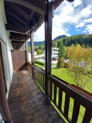 Exklusive 1-Raum-Wohnung mit Balkon und Einbauküche in Berchtesgaden