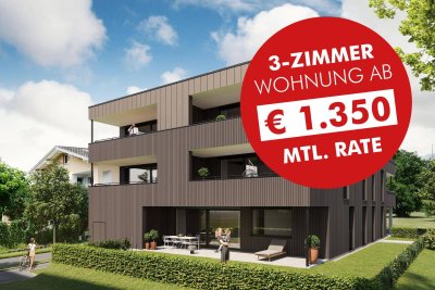 Schöne Wohnung, schöner Grundriss: 3-Zimmer Dachgeschosswohnung mit Wohnbauförderung (Top A07)