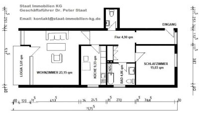 WHG im Zentrum von Schwerte (WHG 1. OG - LI)